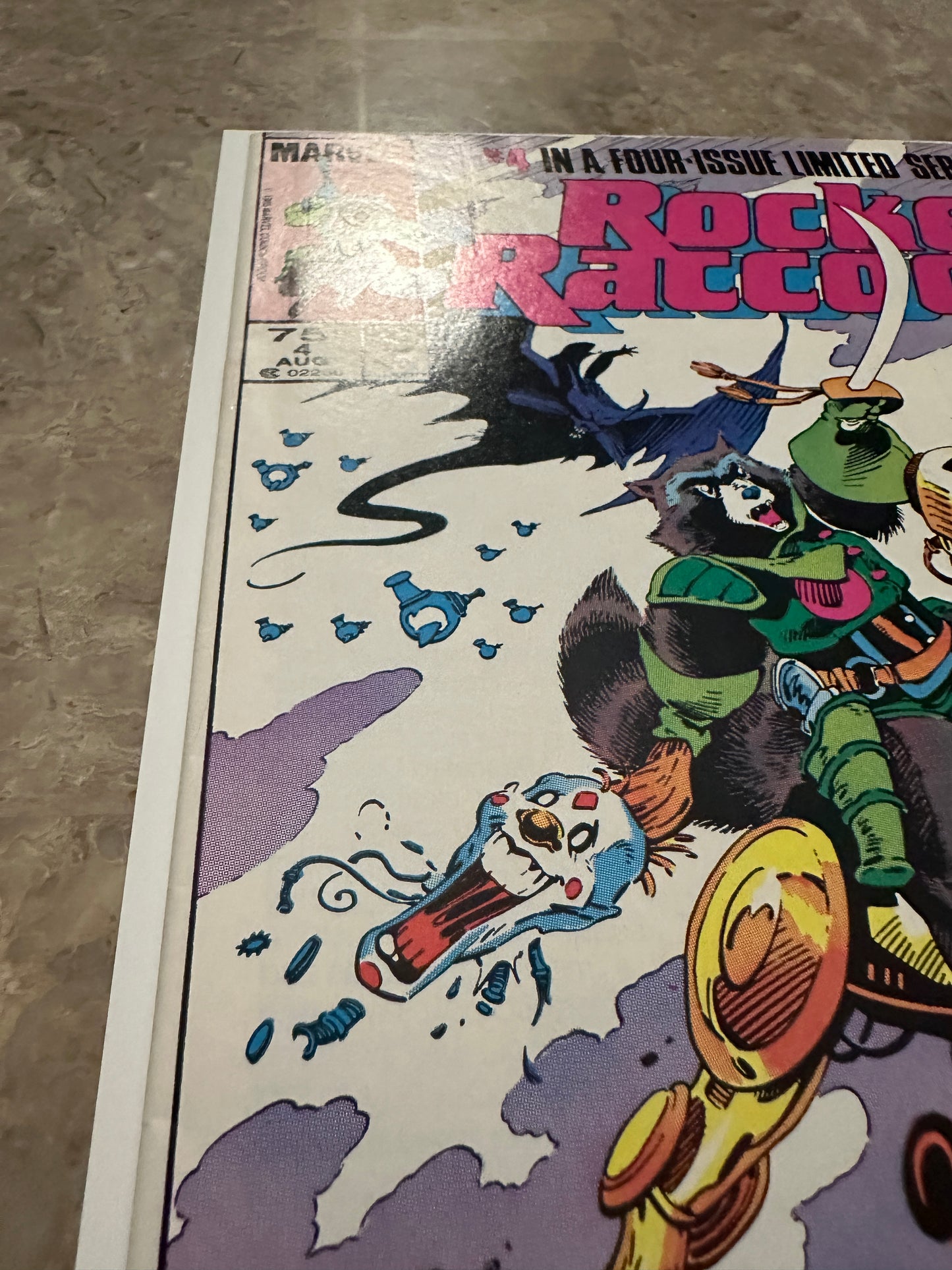 Rocket Raccoon #1-4 Full Set High Grade Newsstand (1985 Marvel Comics)