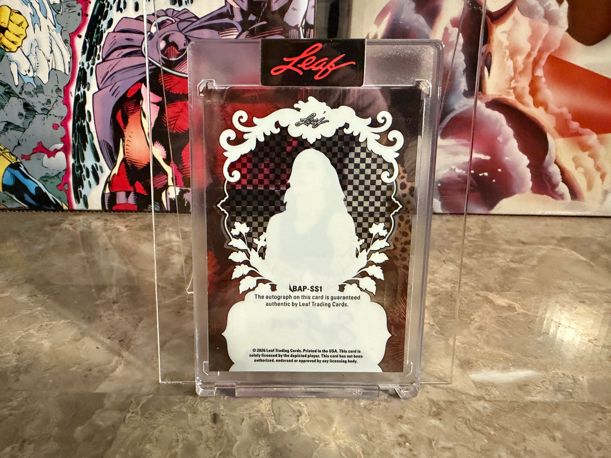 Syla Swords 2026 Leaf Signature Series Sports Base Clear Auto PETG Silver 1/1