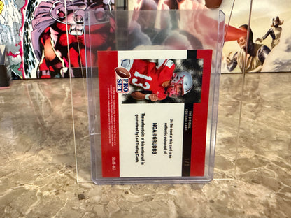 2026 Leaf Pro Set Metal Noah Grubbs 1990 Mini Auto Red 1/1