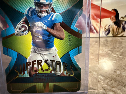 Kewan Lacy 2025 Panini Silhouette Football Superstars Die-Cut /49