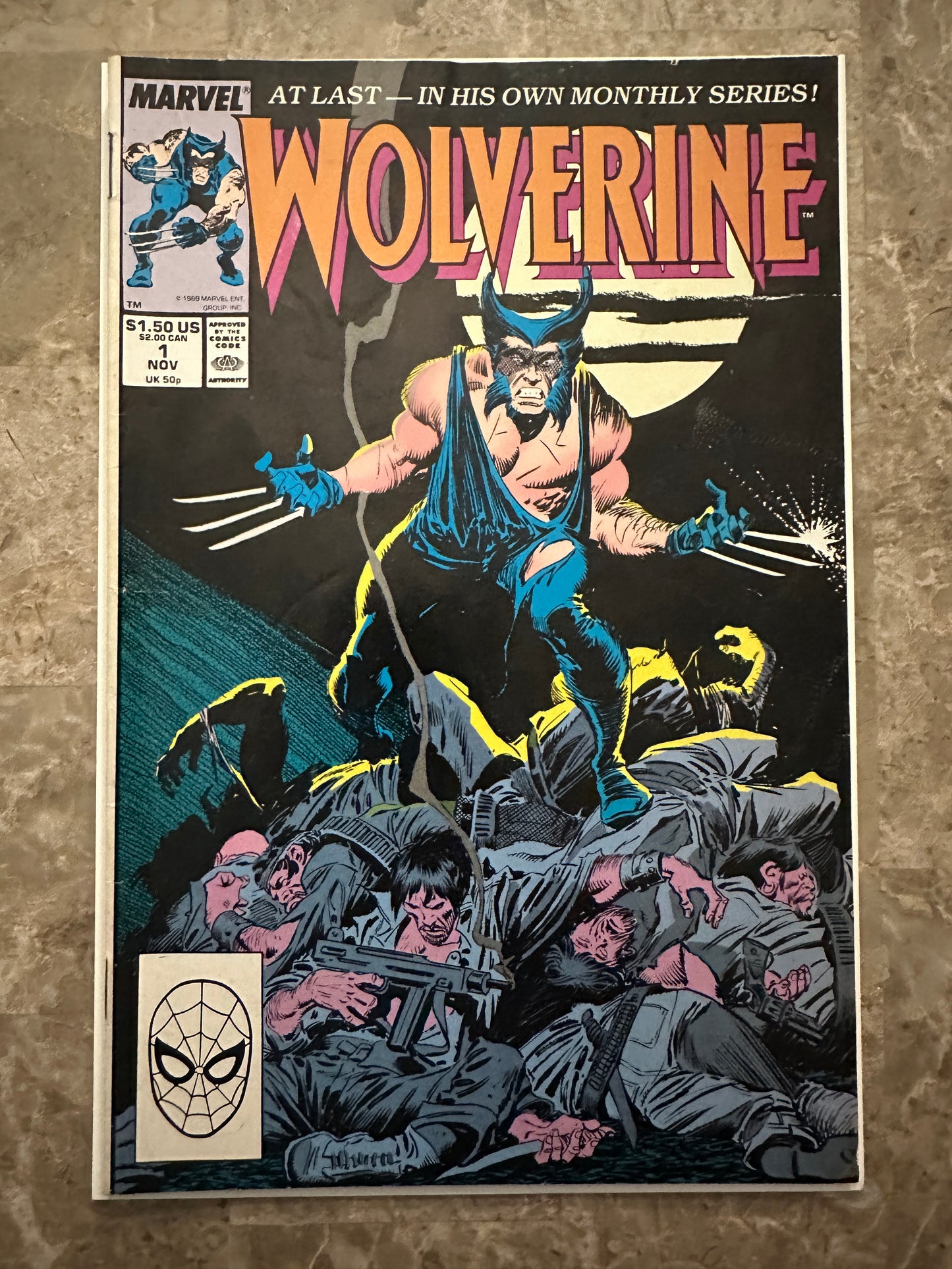 Wolverine #1 FN- 5.5 (Marvel Comics 1988)