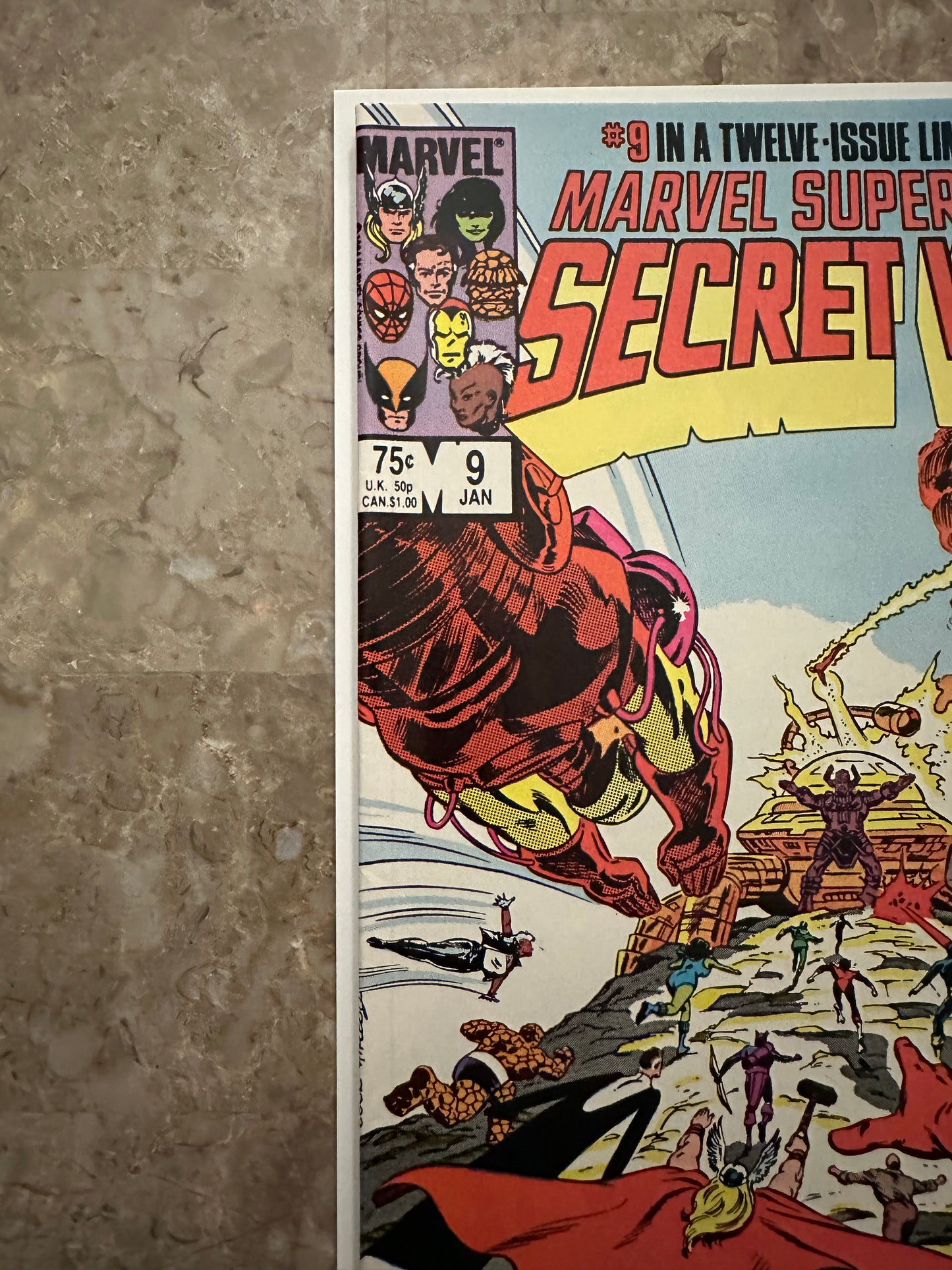 Marvel Super Heroes: Secret Wars #9 NM- 9.2 (Marvel Comics 1984)