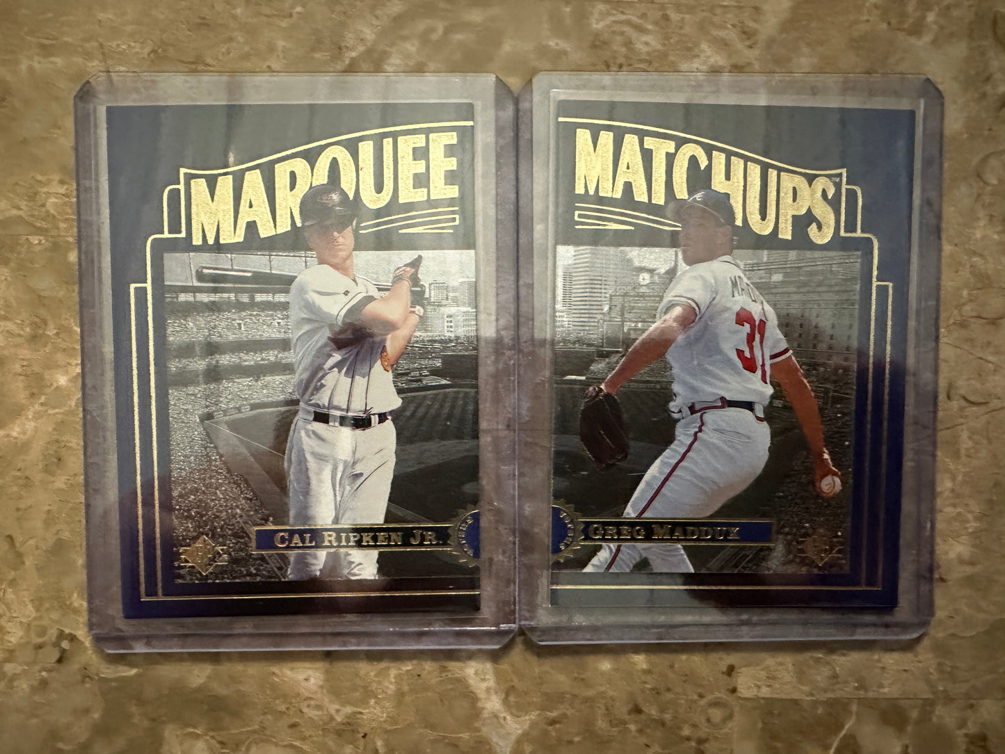 Cal Ripken Jr. #MM9/Greg Maddux #MM10 (1996 Upper Deck SP Marquee Matchups)