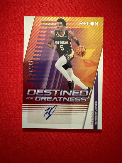 Herbert Jones 2022-23 Panini Recon Destined For Greatness Auto /149