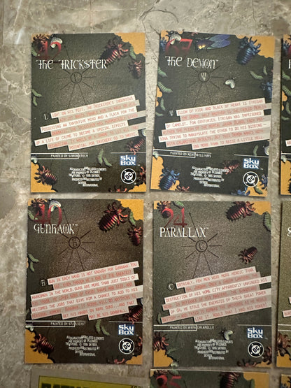 1995 Skybox DC Villains Dark Judgment Lot of 22 Unique