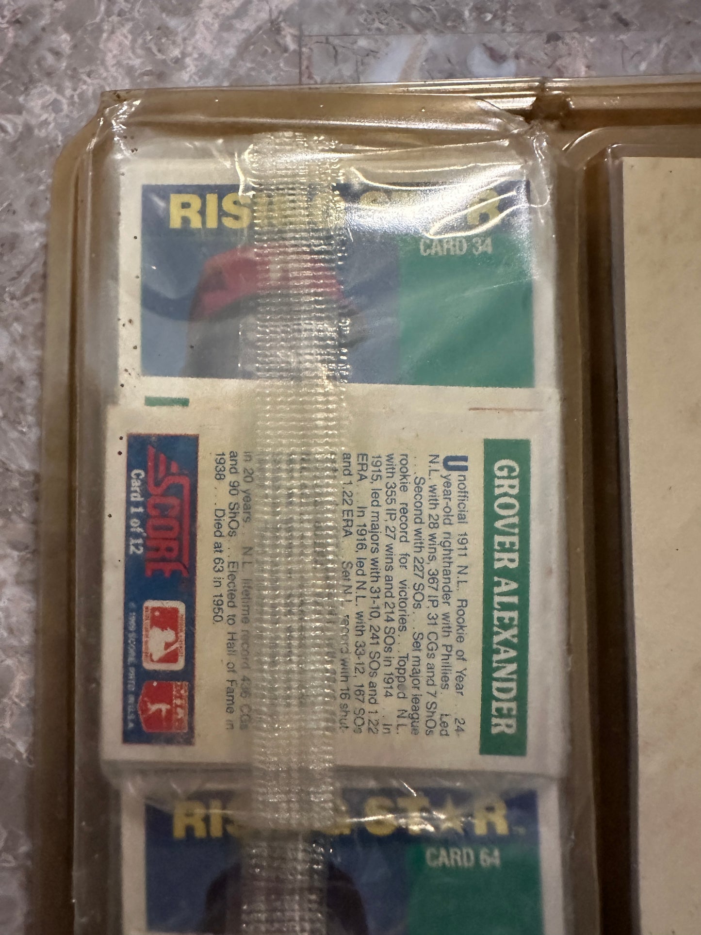 1988-89 Score Baseball's 100 Hottest Rookies Sealed Card Set