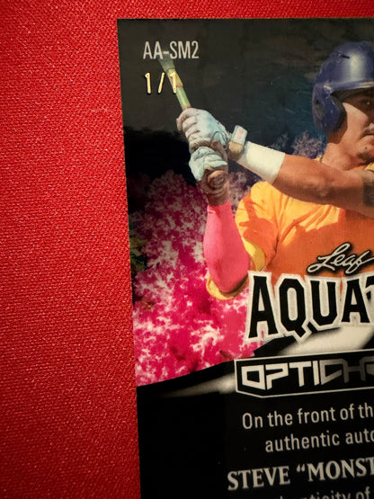 Steve Milam 2025 Leaf Optichrome Aquatic Auto Great White Shark Super Gold 1/1