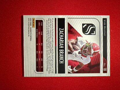 Zachariah Branch 2025 Panini Silhouette Football Base Silver /149 #18