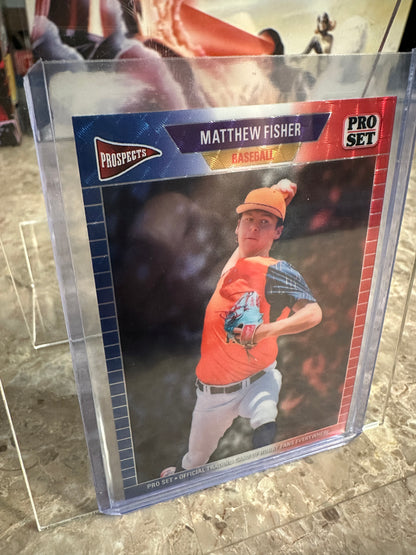 Matthew Fisher 2026 Leaf Pro Set Red White Blue Super Prismatic 1/1