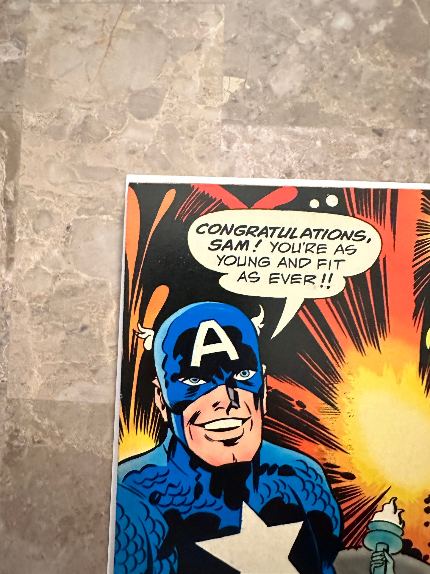 Captain America's Bicentennial Battles FN+ 6.5-7.0 (1976 Marvel Treasury) - Strong Copy