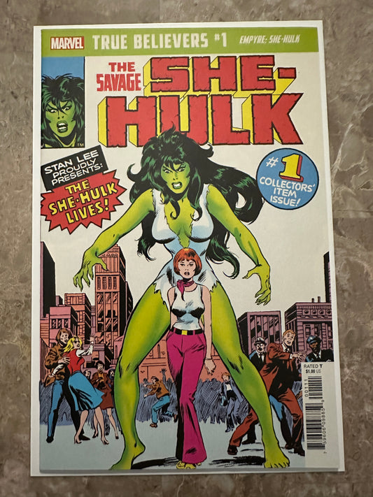True Believers: Savage She-Huk #1 VF/NM 9.0 (2020 Marvel)