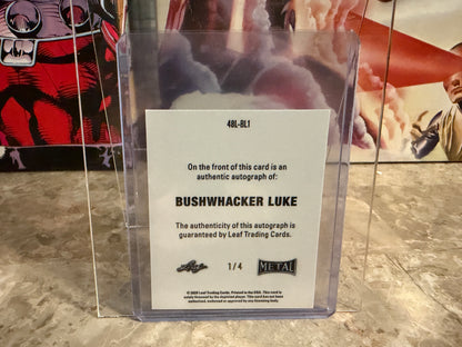 Bushwhacker Luke 2026 Leaf Metal Ring Kings 1948 Auto Red 1/4 Bookend