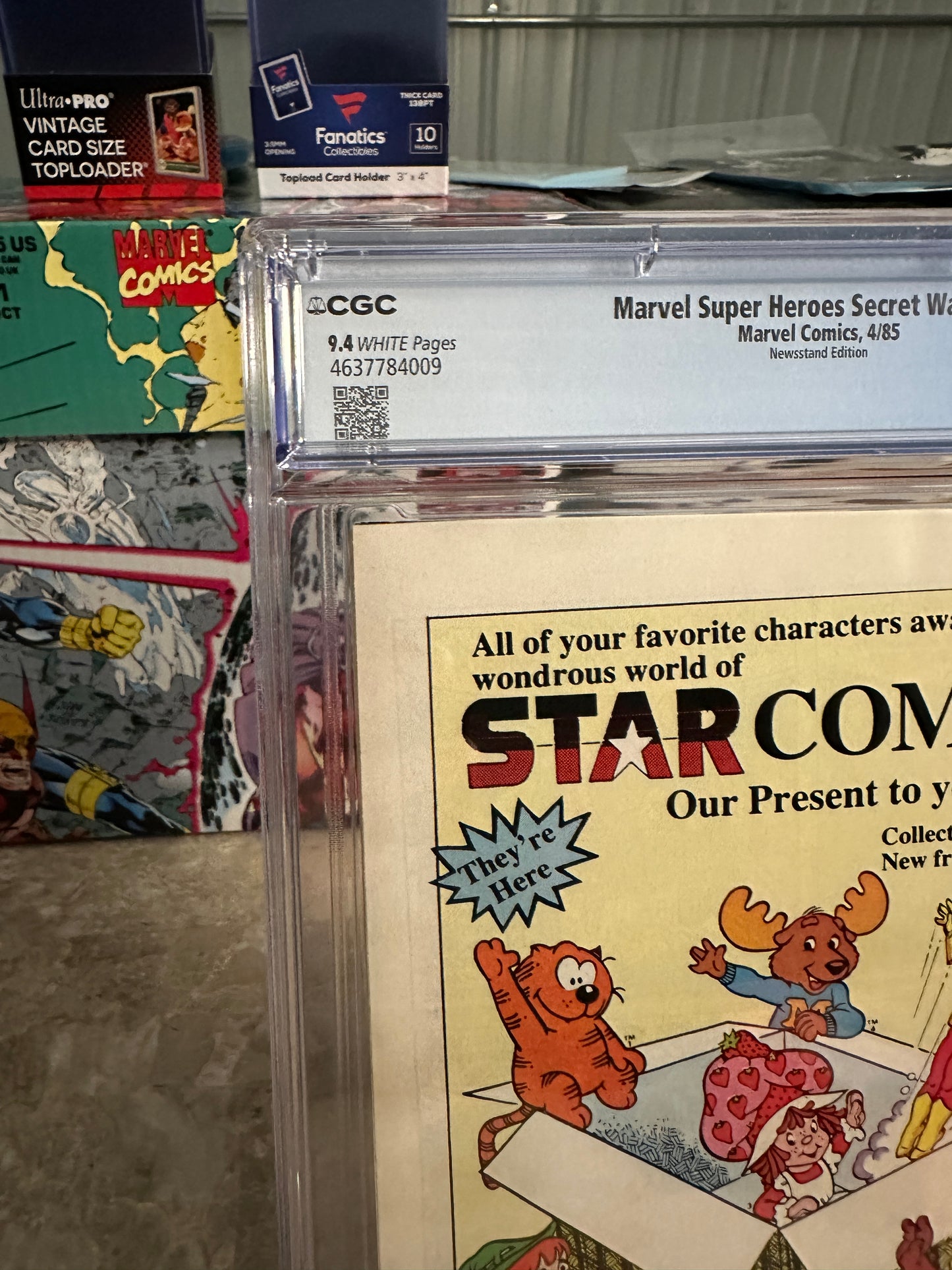 Marvel Super-Heroes: Secret Wars #12 Newsstand CGC 9.4 WP (1984) - New Case