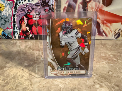Cederian Morgan 2026 Leaf Optichrome Football Base Gold Crystal 1/1