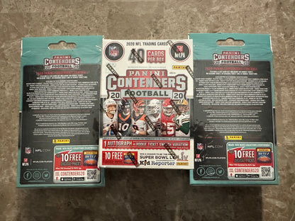2020 Panini Contenders Football Sealed Box Lot