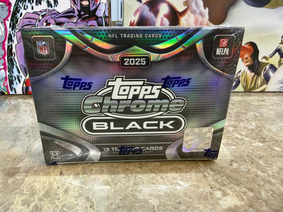 2025 Topps Chrome Black Football Hobby Box