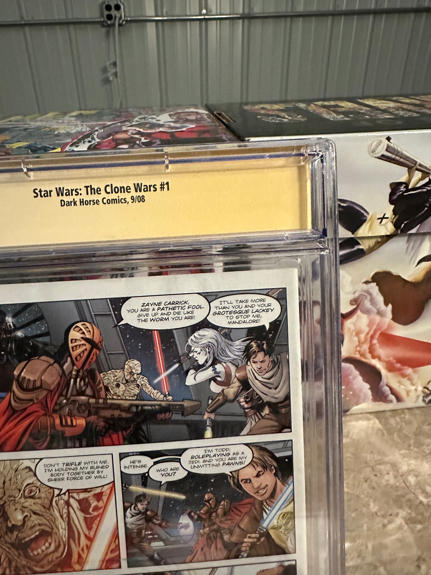 Star Wars: The Clone Wars #1 CGC 8.0 SS 2X Eckstein, Lanter (2008) - 1st Ahsoka Tano