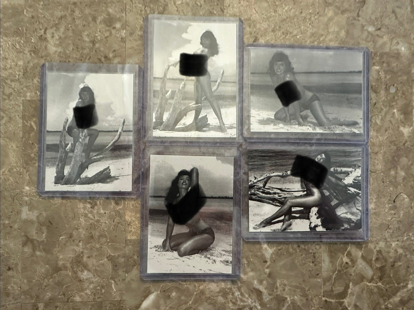 The Bunny & Bettie Page Quiz Contest Answers 5 Card Set (1995 21st Century)