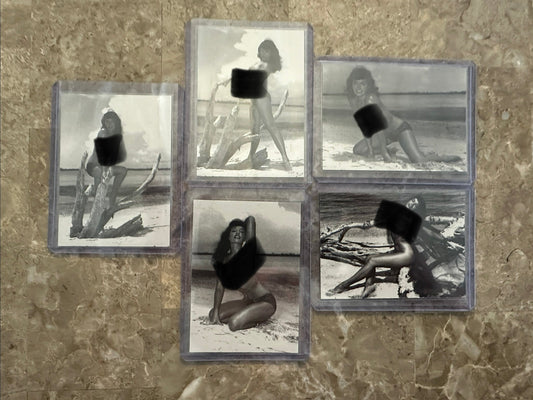 The Bunny & Bettie Page Quiz Contest Answers 5 Card Set (1995 21st Century)