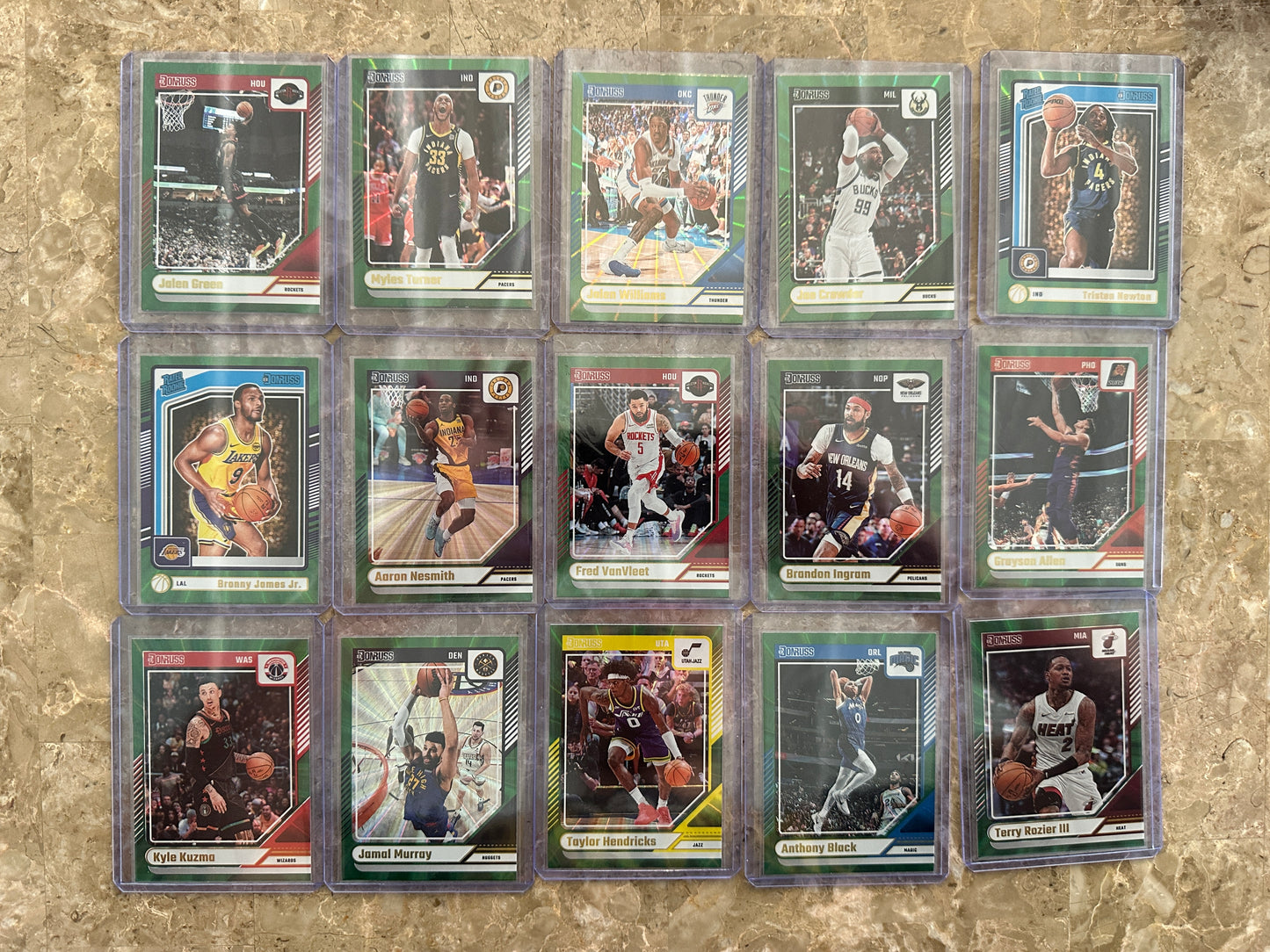 2024 Panini Donruss Basketball Full Set #1-200 + Extras - Holos, Rated Rookies
