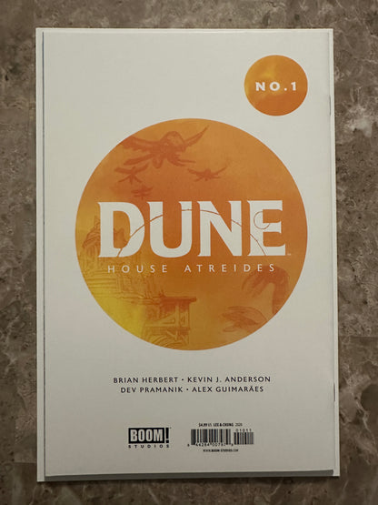 Dune House Atreides #1-5 Starter Set 1st Prints 9.4-9.8 (2020 Boom)