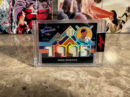 Greg Maddux 2026 Seasons In The Sun Peak Season Die-Cut Patch /40