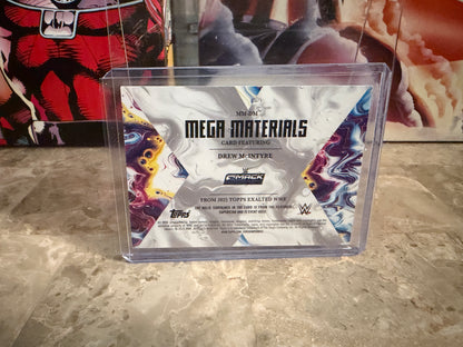 Drew McIntyre 2026 Topps Exalted WWE Mega Materials Event Worn Relic