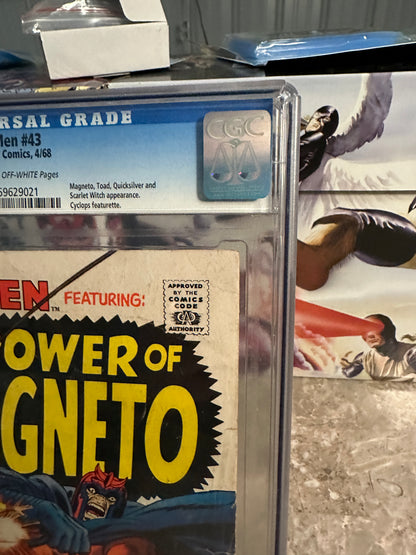 X-Men #43 CGC 3.0 (Marvel 1968)