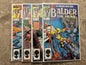 Balder the Brave #1-4 Full Set High Grade (1985 Marvel Comics)