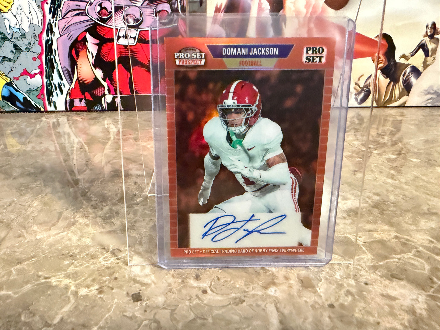 2026 Leaf Pro Set Metal Domani Jackson 1989 Auto Orange /4