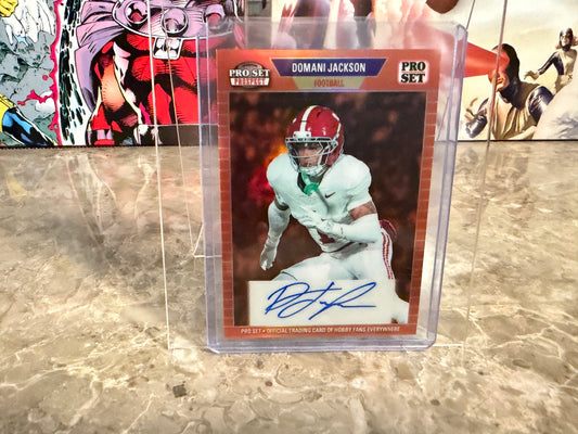 2026 Leaf Pro Set Metal Domani Jackson 1989 Auto Orange /4