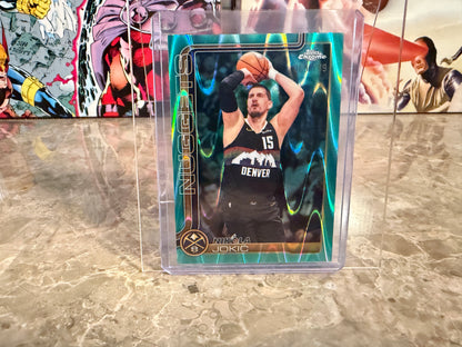 Nikola Jokic 2026 Topps Chrome Update RayWave Refractor Aqua /199