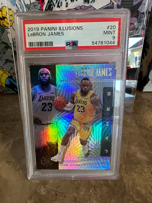 LeBron James #20 PSA 9 Mint (2019 Panini Illusions)
