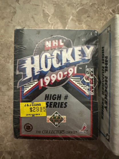 1990-1991/1991-1992 Upper Deck Hockey High Number Series Box - Sealed