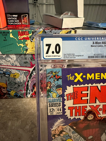 X-Men #46 CGC 7.0 (Marvel 1968)
