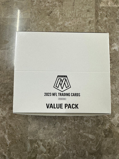 2023 Panini Mosaic Football NFL Value Fat Cello Box - 12 Factory Sealed Packs