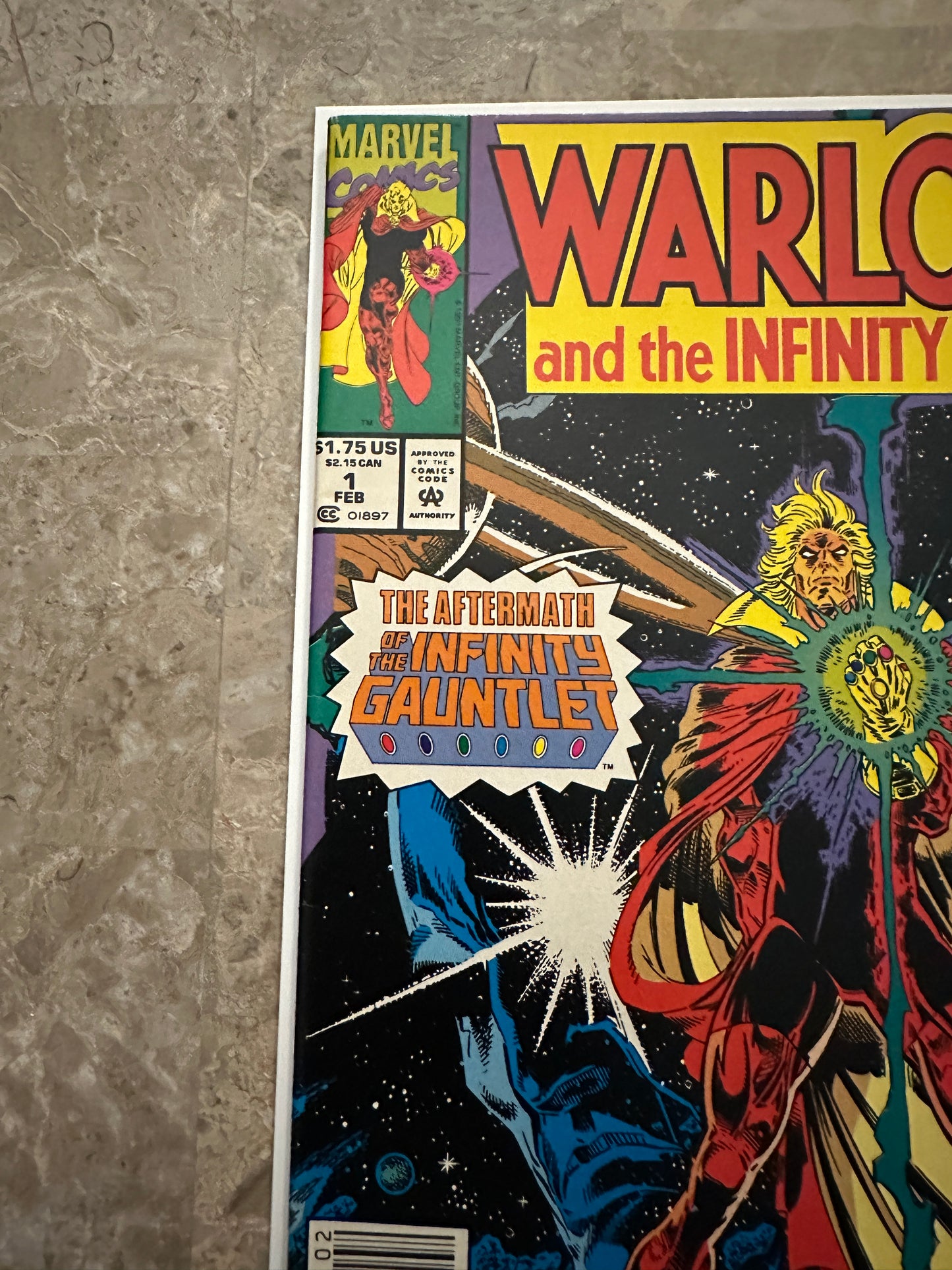 Warlock and Infinity Watch #1 Newsstand VF/NM 9.0 (Marvel 1992)