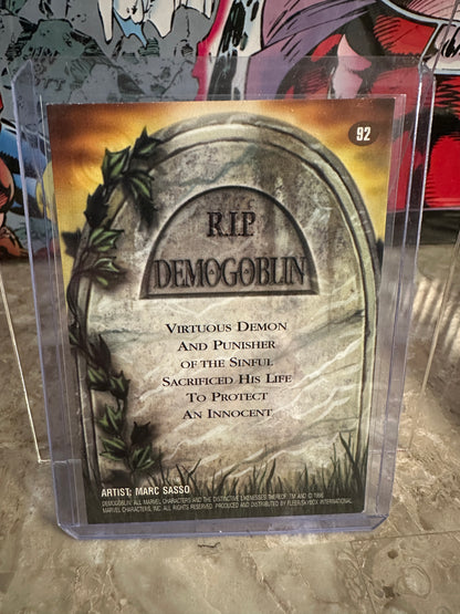 Demogoblin #92 (1996 Marvel Fleer Spider-Man Premium) - High grade