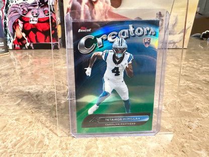 2025 Topps Finest Football Creators Tetairoa McMillan /75 CR-5