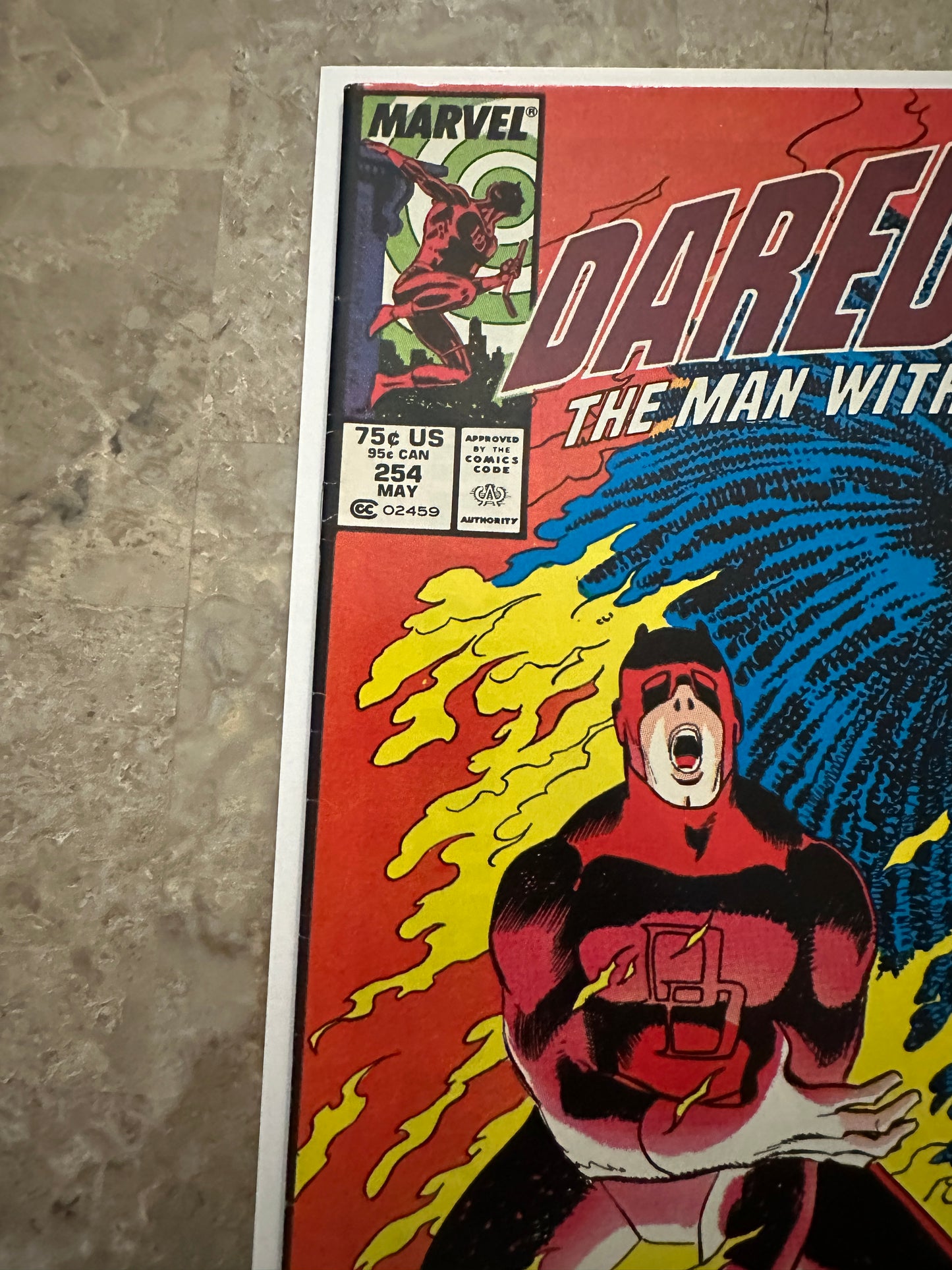 Daredevil #254 Newsstand VG/FN 5.0 (1988 Marvel) - Nice copy for grade