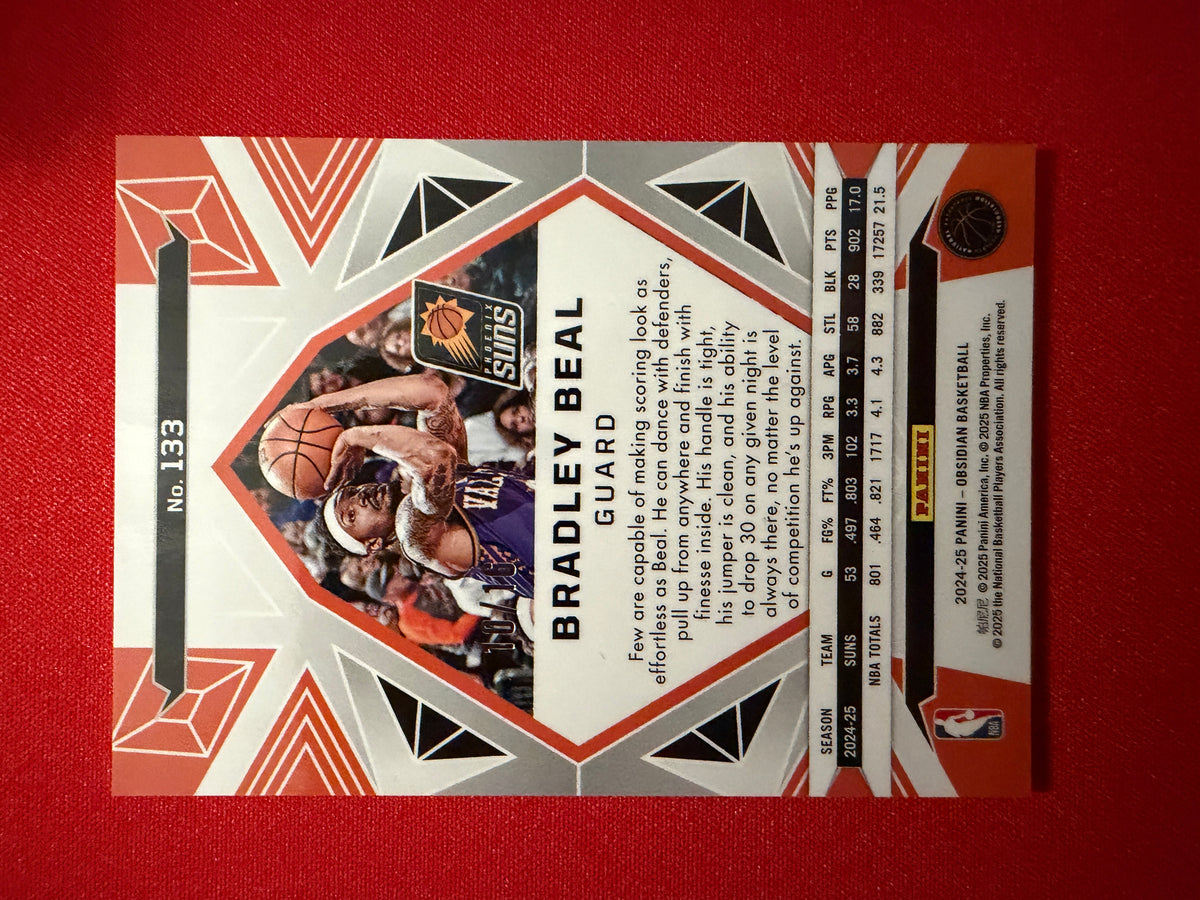 Bradley Beal 2024-25 Panini Obsidian Basketball Electric Etch Martian FOTL /16
