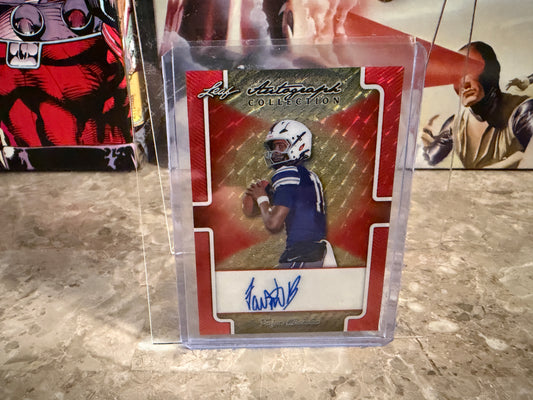 2026 Leaf Autograph Collection Faizon Brandon Base Red Flood Super Prismatic 1/1