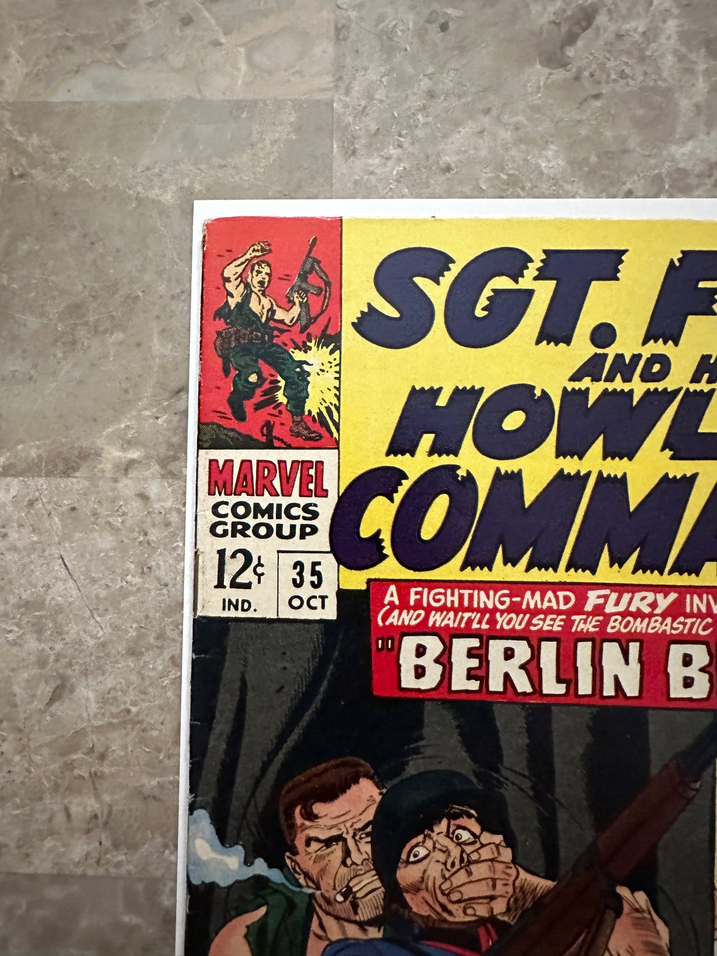 Sgt Fury #35 VF- 7.5 (Marvel Comics 1966) - Glossy copy