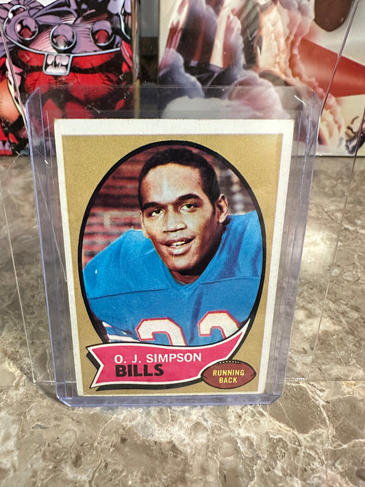 1970 Topps O.J. SIMPSON #90 Rookie Card RC - Buffalo Bills - Vintage