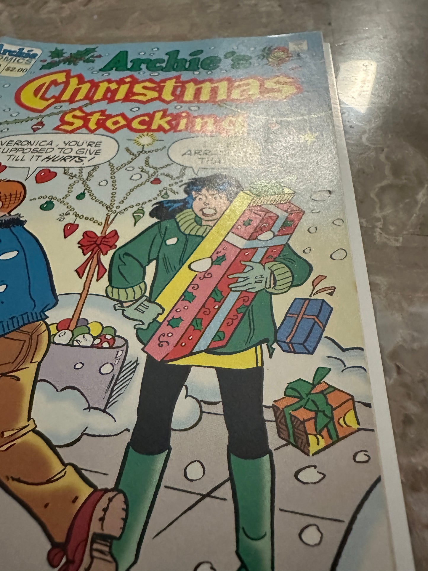 Archie's Christmas Stocking #4 Newsstand VF- 7.5 (Archie 1996)