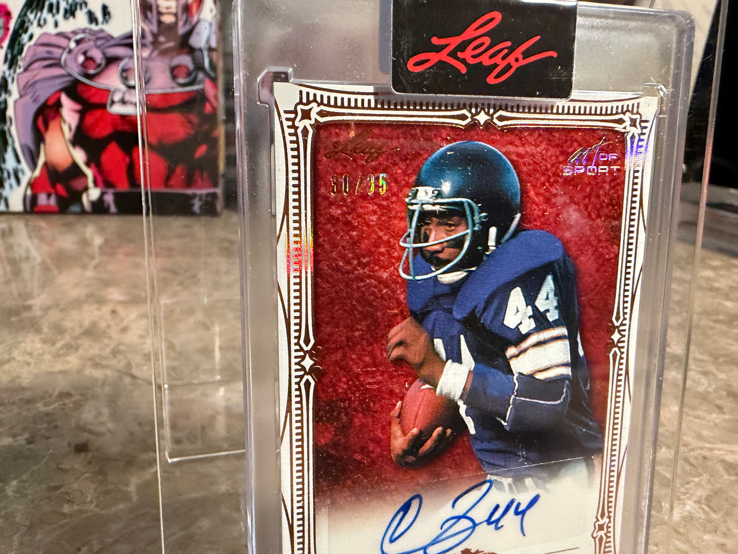 Chuck Foreman 2026 Leaf Art of Sport Base Auto Bronze /35