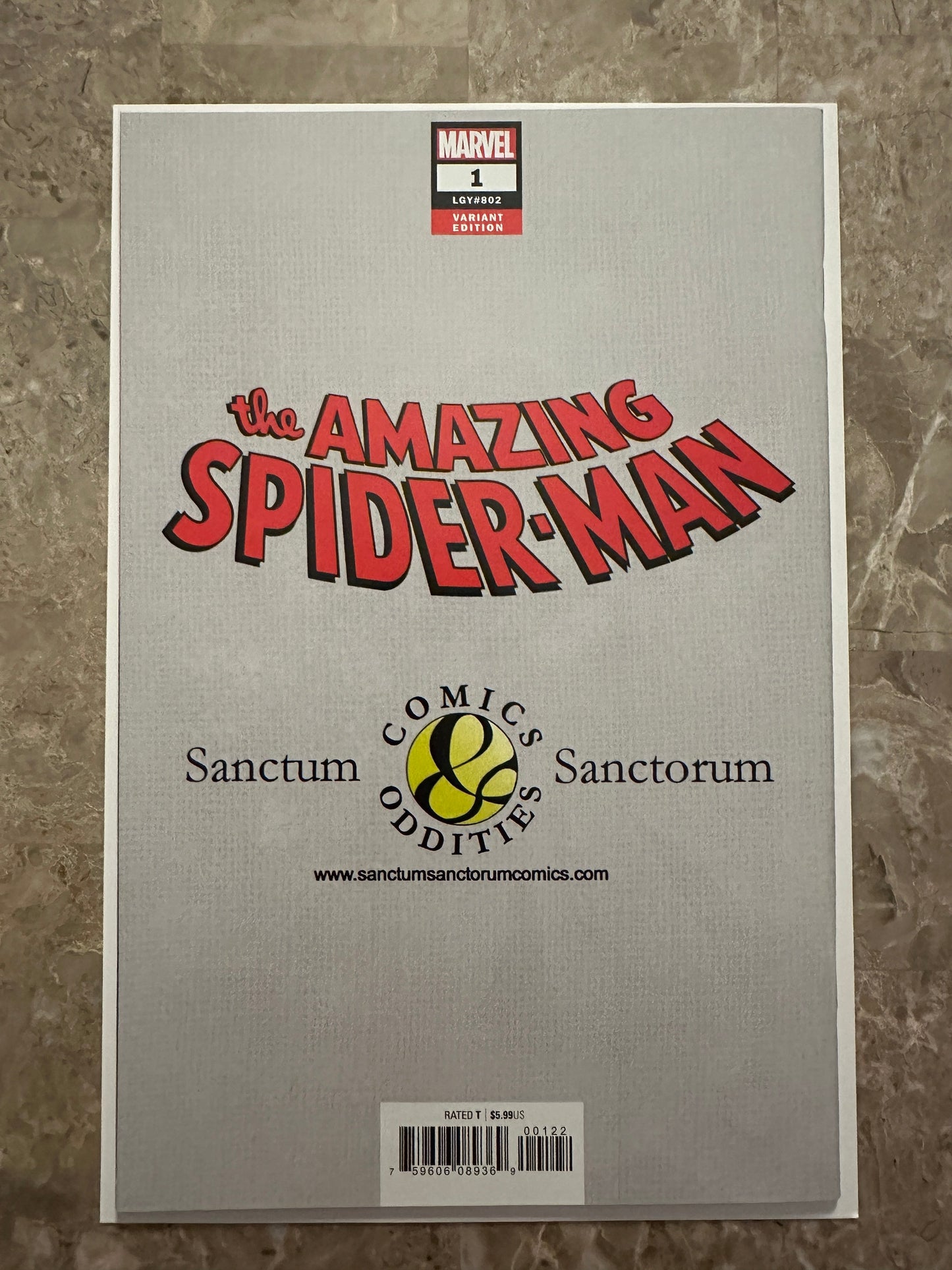 Amazing Spider-Man #1 KRS SDCC Exclusive NM+ 9.6 (Marvel 2018) - Parillo