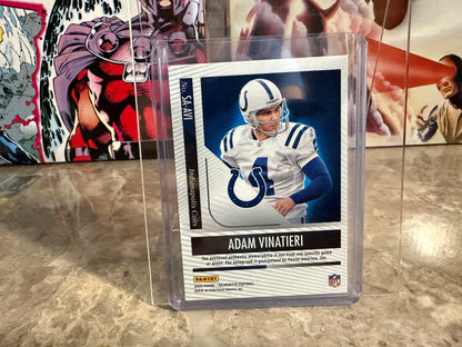 Adam Vinatieri 2025 Panini Silhouette Football Silhouette Autographs Patch Auto /99