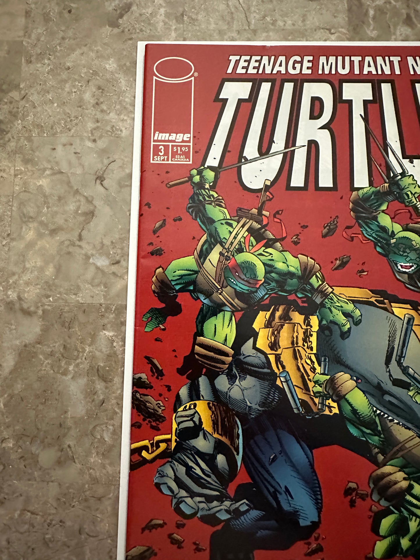 Teenage Mutant Ninja Turtles #3 VF- 7.5 (1996 Image Comics)