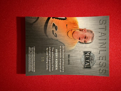 Avery Koenen 2026 Leaf Women of Sport Stainless Auto First Leaf Auto 1/1